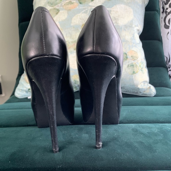 Steve Madden “De Javu” Leather Platform Heels - Size 7 Women - Picture 5 of 8